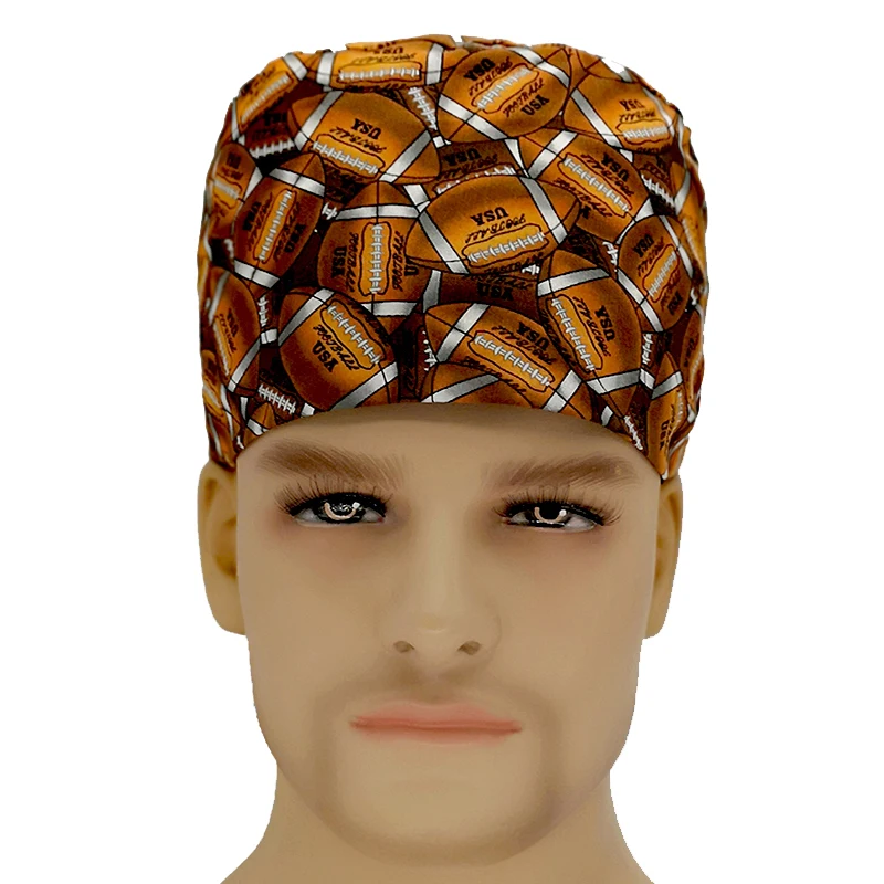 Хирургические кепки для мужчин в больницах медицинская шапка мужской доктор хлопок ткань хирургии клиника уход рабочие шапки