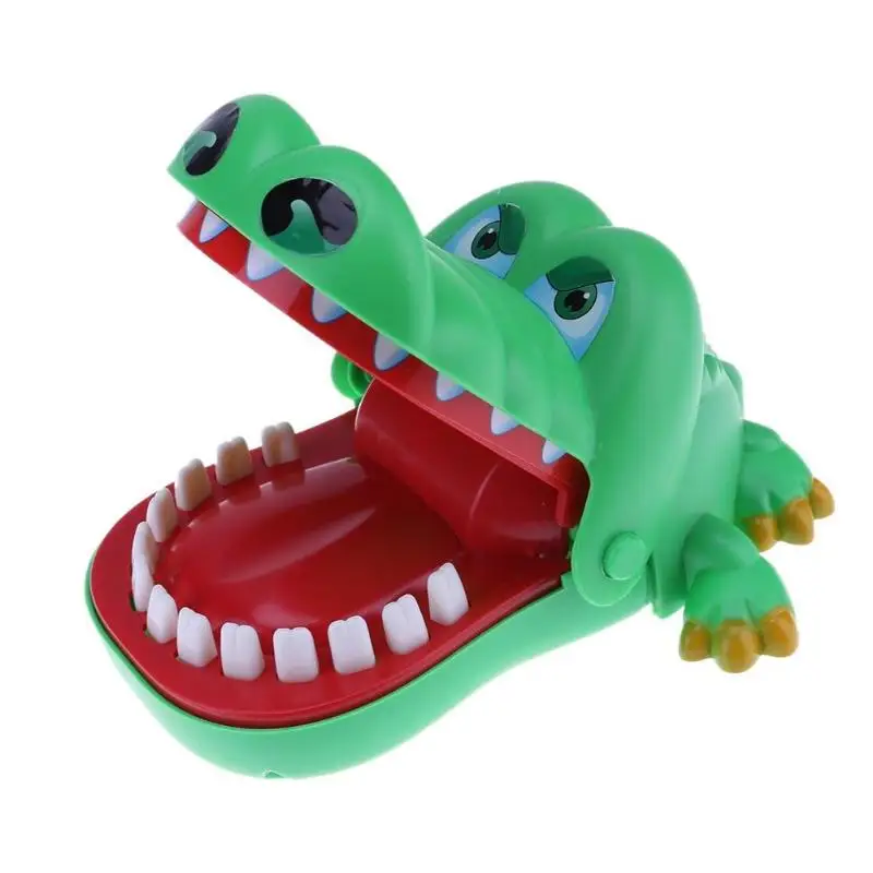 Крокодил Рот стоматологический кусает за палец игрушка Большой Крокодил тянет зубчатый барьер игры игрушки дети для шуток, розыгрышей игрушка для детей подарок