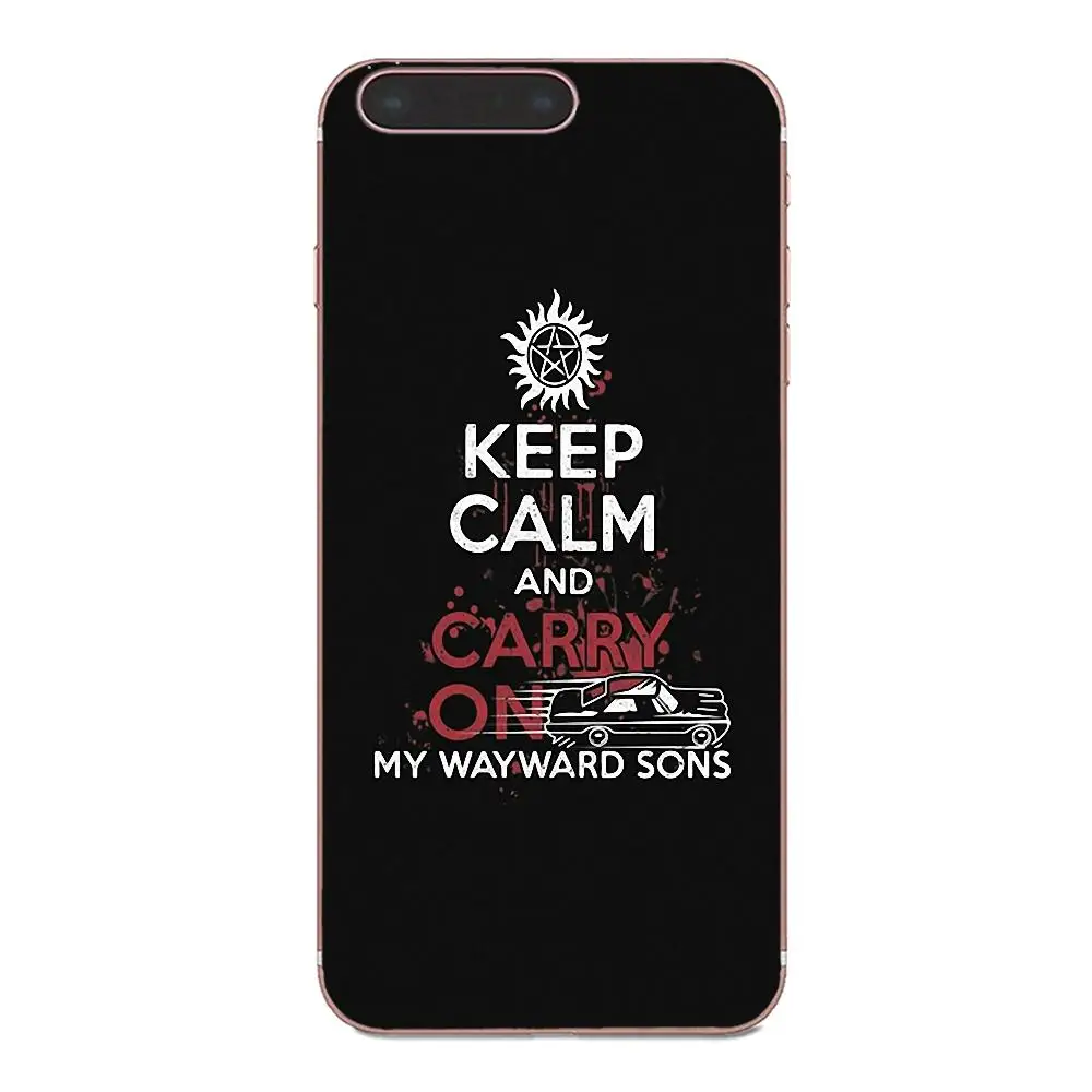 Чехлы из ТПУ для Huawei P8 P9 P10 P20 P30 Mate 7 8 9 10 20 Lite Plus Pro 2017 Tv Supernatural Carry On My Wayward