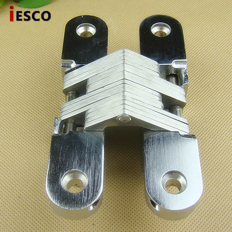 Cross hidden invisible hinge outer door hinge door hinge folding door