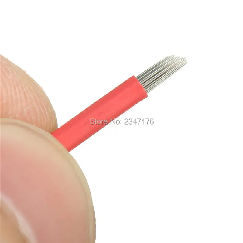100pcs/lot 19 Round Bevel Tattoo Needles Permanent Makeup Microblading