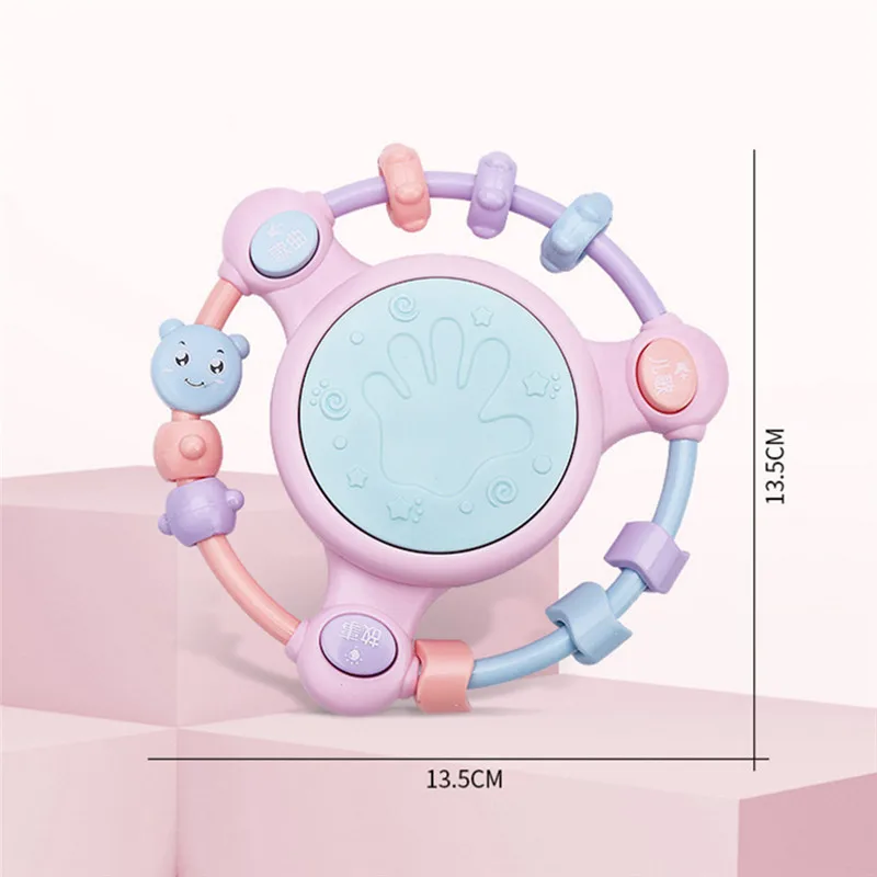 Kid Music Toy Beaded Hand Drum Light Children's Music Hand Drums Songs Baby Early Education Toys Educational Toys Kid Music Toy Beaded Hand Drum Light Children's Music Hand Drums Songs Baby Early Education Toys Educational Toys