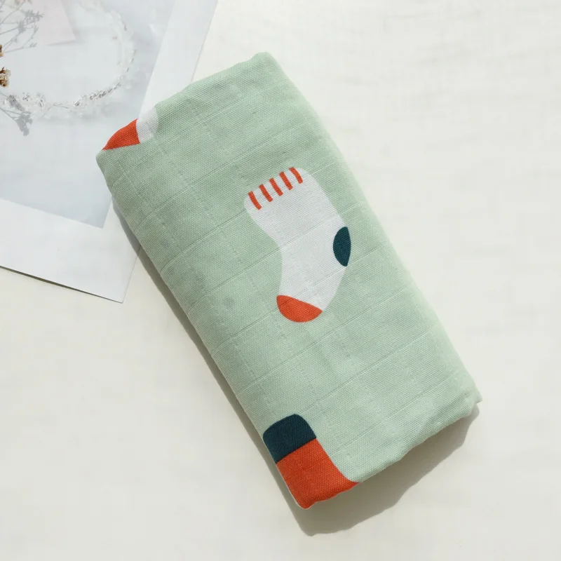 Cotton Baby Swaddle Multifunctional Baby Muslin blanket Newborns Blanket Stroller Blanket 120*120cm