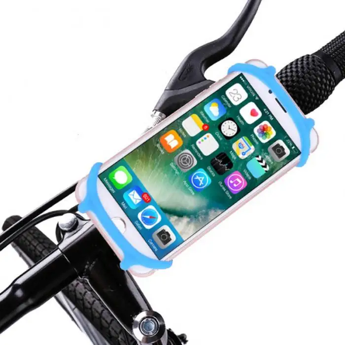 Excellent Hot Selling Universal Bike Phone Holder Mount Anti Shake Silicone Soft Motorcycle Handlebar 8