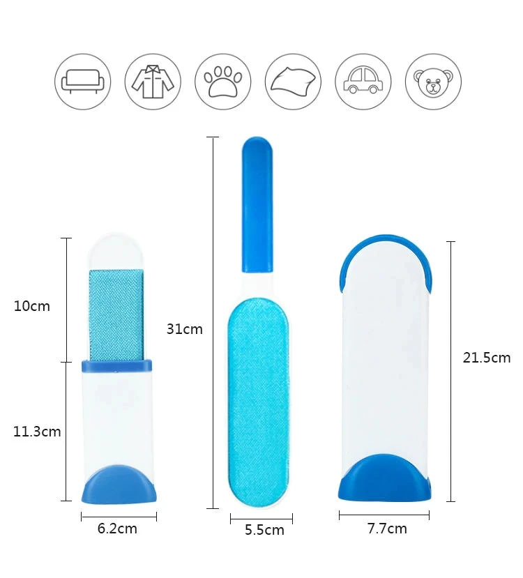 

Dog Comb Tool Pet Hair Remover Brush Dog Cat Fur Brush Base Double-Side Home Furniture Sofa Clothes Cleaning Brush Dropshipping