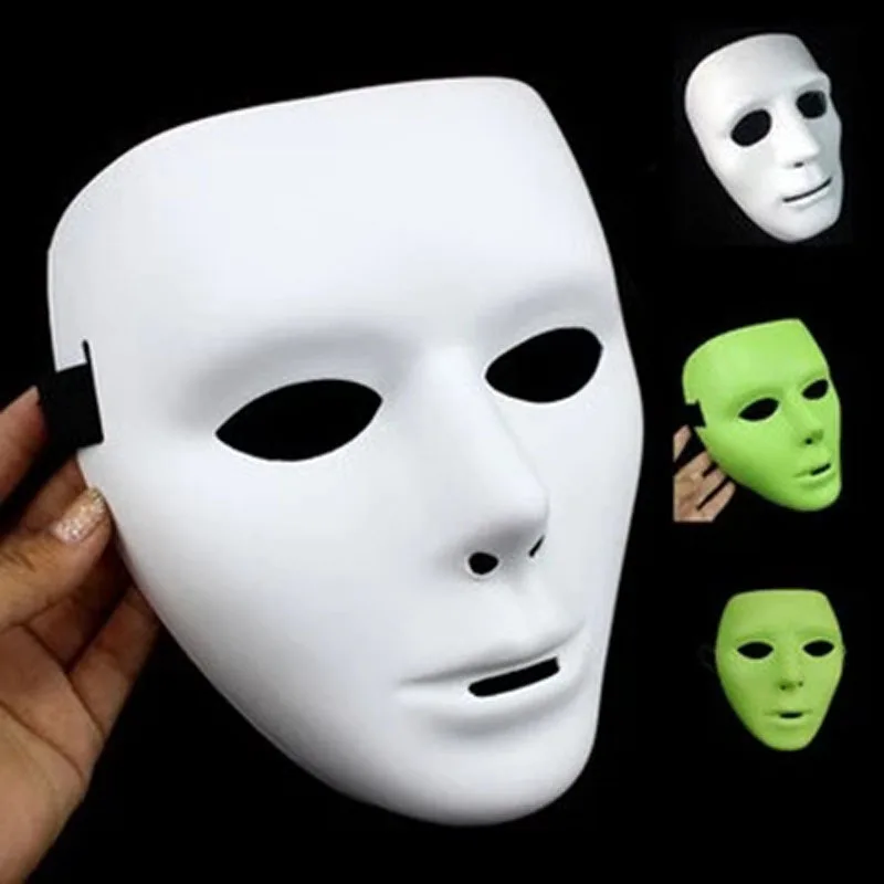 

Plastic Halloween Full Face Jabbawockeez Dance Crew Costume Mask Party Props HG99
