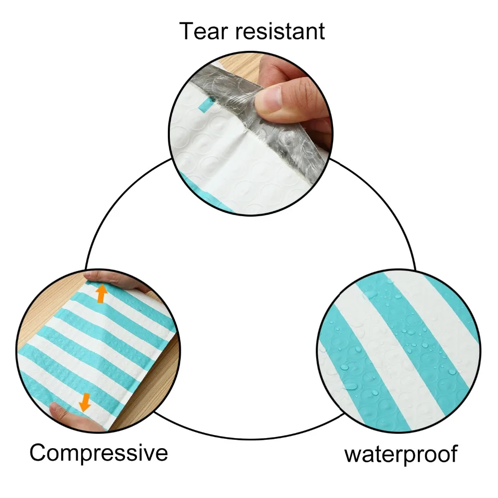 25 шт полиэтиленовые Пузырьковые конверты, противоударные Пузырьковые конверты для упаковки подарков, свадебные защитные Самоуплотняющиеся мягкие конверты