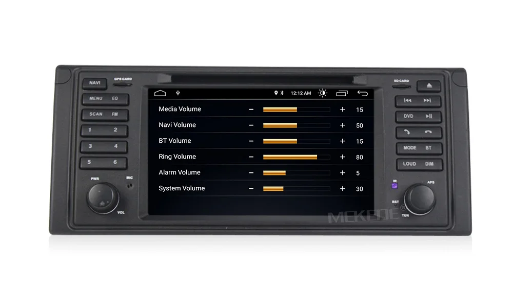 Cheap MEKEDE 1din Android 8.1 Car DVD GPS player For BMW E39 E53 X5 M5 with wifi BT GPS navigation 3G multimedia free shipping 31
