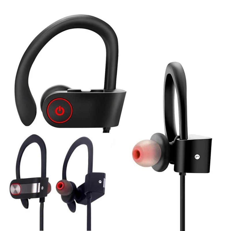 

DXVROC Wireless Sports Headphones Stereo Headset Bluetooth 4.1 Earphones Noise Cancelling Sweatproof Headphone CSR8635