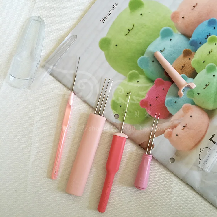 Японская войлочная игла Hamanaka из войлочной шерсти 3 вида|felting needles|hamanaka woolneedle felting |