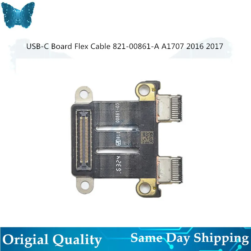 NEW I//O USB-C Board Flex Cable 821-00861-A for Macbook Pro 15/" A1707 2016 2017
