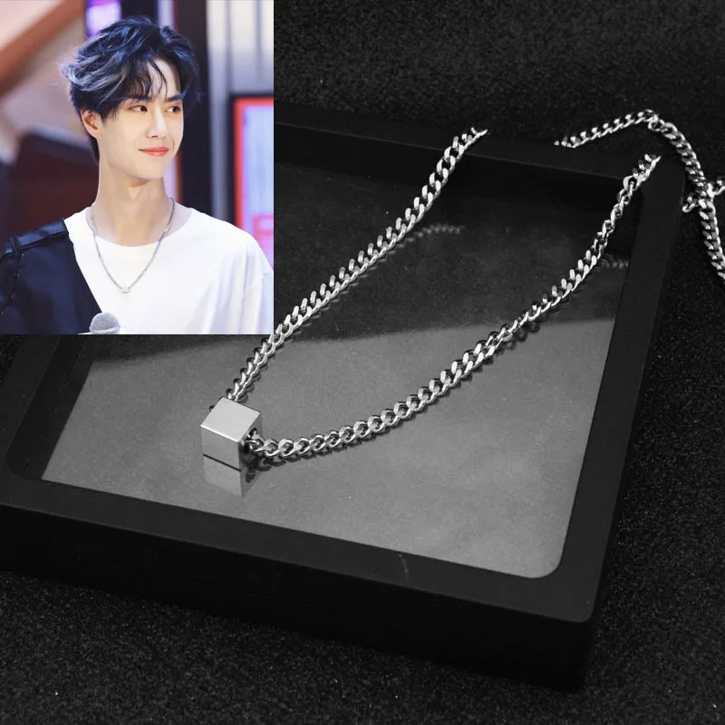 Got7men Cai Xukun с коротким ожерельем ожерелье цепь мужчины и женщины Harajuku ing маленькое