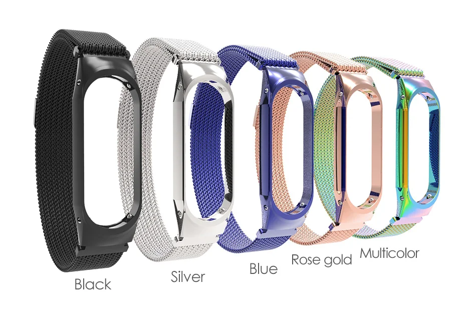 For Xiaomi Mi Band 3 Strap Smart Bracelet Metal Magnetic Strap Mi Band 3 Stainless Steel Replace Wrist Strap MiBand 3 Accessory  (3)