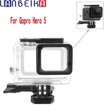 

LANBEIKA For Gopro 45M Underwater Diving Waterproof Case For GoPro Hero 6 5 Hero6 Hero5 Camera Accessories Transparent Housing