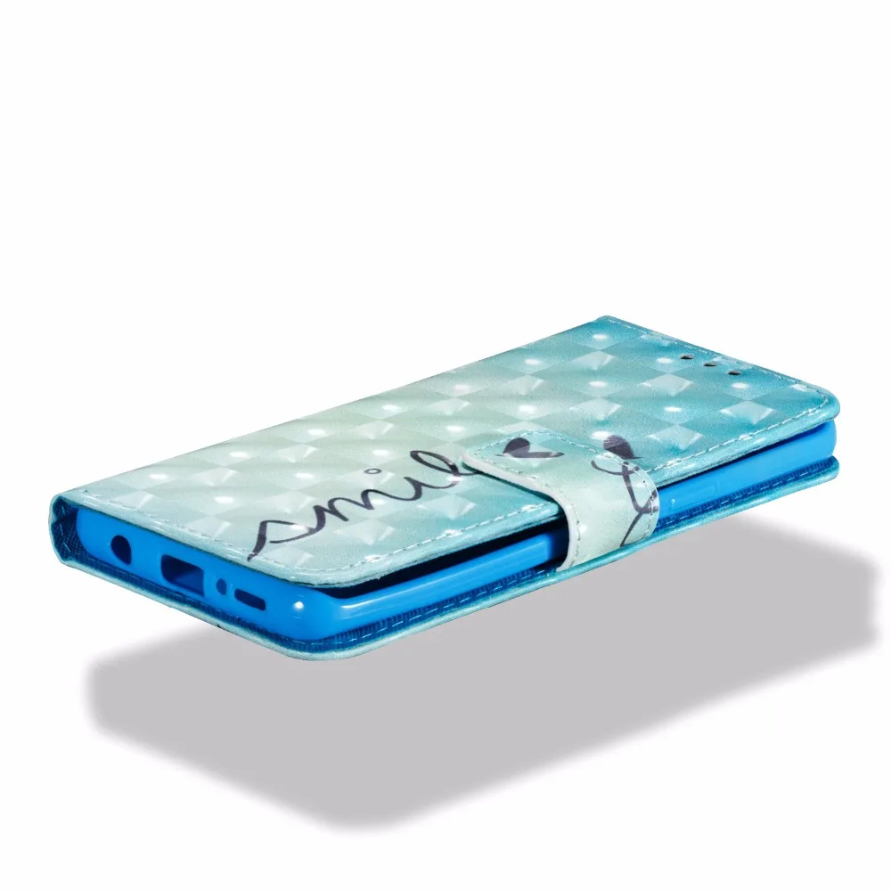 Cartoon For Samsung Galaxy S9 S9 Plus Note 8 Case Flip PU Wallet Card Holder Cover For iPhone X Smart Wallet Case Unicorn        (72)
