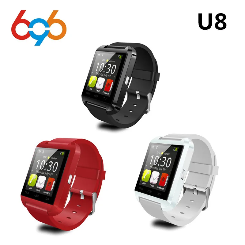 U8 Смарт часы синхронизации Notifier Поддержка Bluetooth Подключение для Android телефон