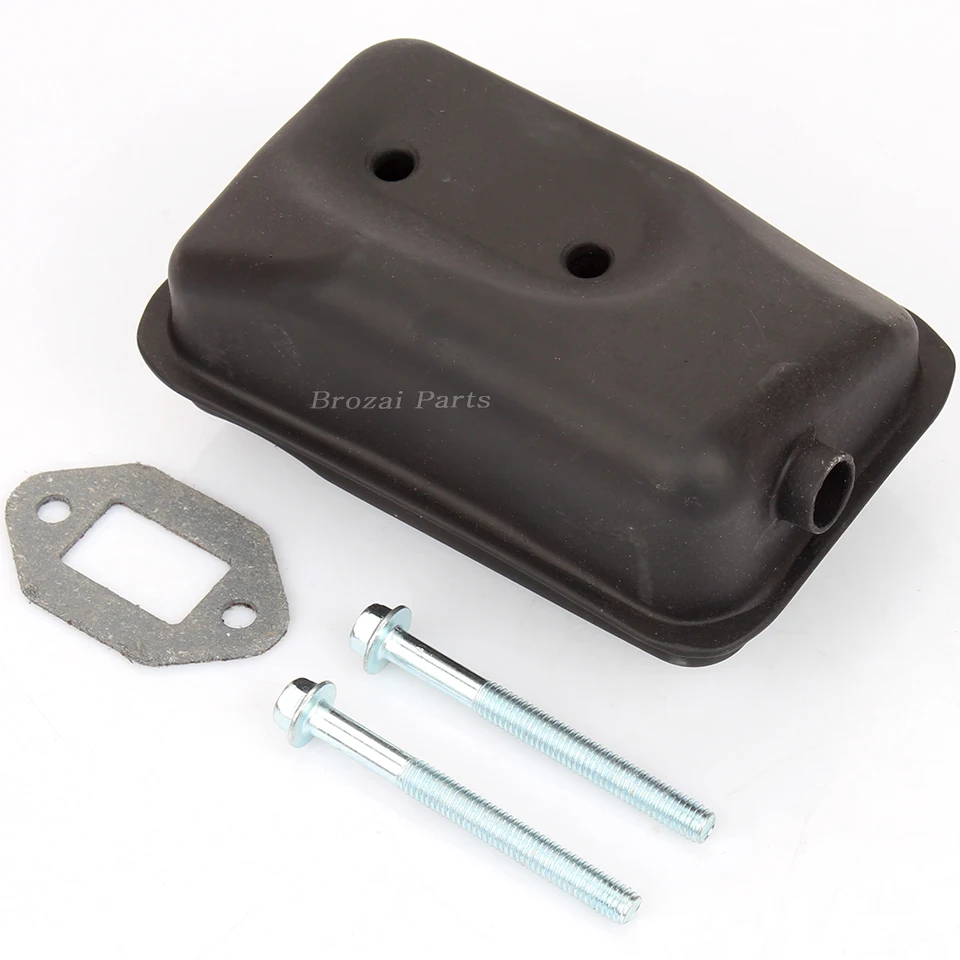 

2 stroke 47cc 49cc pocket bike exhaust pipe mini scooter muffler sets 49cc scooter screw gasket spare parts