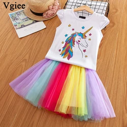 Vgiee Unicorn Girls Clothes Little Girls Clothing Party Holiday Belle Dress 2019 Summer Kids Christmas Children Clothes Vgiee Unicorn Girls Clothes Little Girls Clothing Party Holiday Belle Dress 2019 Summer Kids Christmas Children Clothes