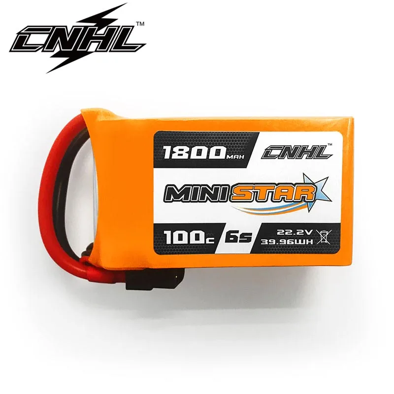 2 шт. CNHL MiniStar 1800 мАч 6S 22 V 100C Lipo аккумулятор|Детали и аксессуары| |