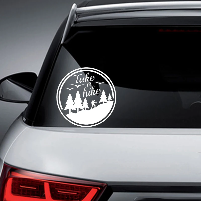 15*15 см Take A Hike Car Sticker s и наклейки для автомобиля Caravan Camper Van Laptop Camping Adventure Виниловая