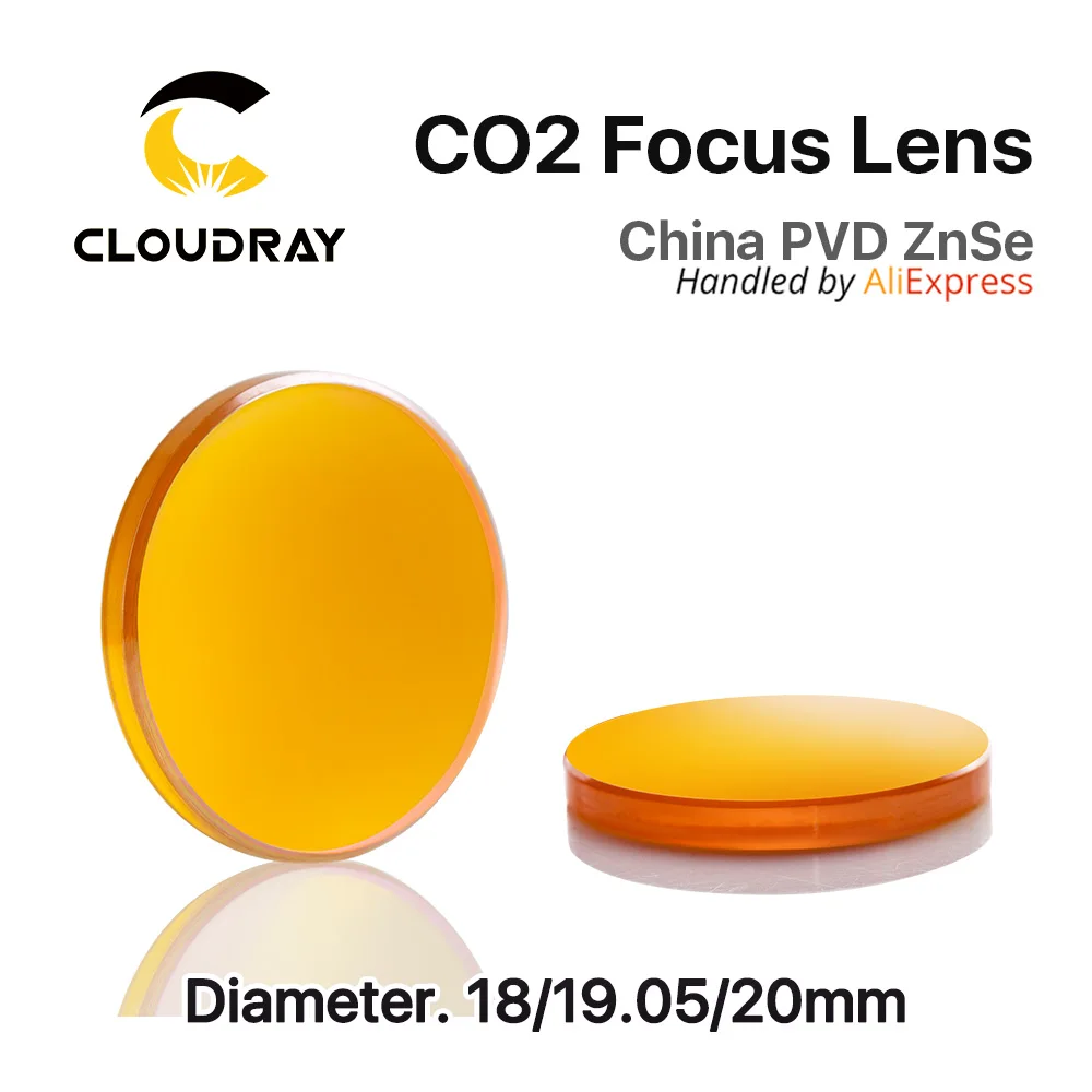 Китай ZnSe линза диаметром. 18 20мм FL 50.8 63.5 101.6mm 1.5 &quot 5&quot для CO2 лазерная гравировка