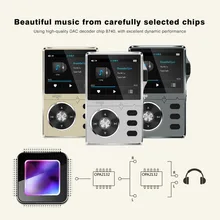 Aigo Zinc Alloy HiFi 2.2 Inches 8GB MP3 Player High Quality Sound Lossless Music Support APE/FLAC/ WMA/ WAV/OGG/ACC Perfect Gift