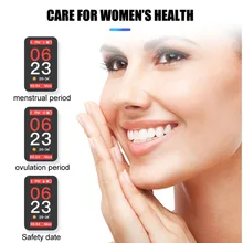 Лучший подарок Girriend цветной дисплей умный Браслет для здоровья женщин менструальный период овуляции период безопасность Дата смарт-браслет