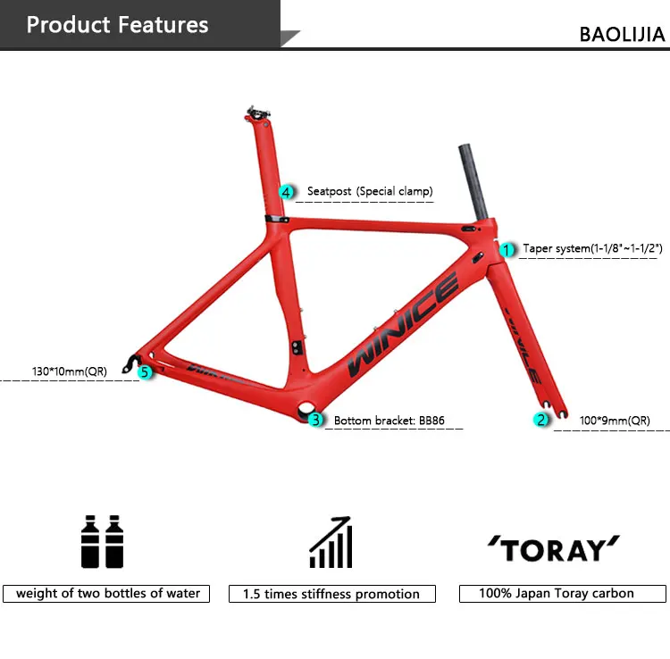 Flash Deal Free Shipping Baolijia Wholesale China Road Bikes XS Carbon Frames Aero with Painting 1 Flash Deal Free Shipping Baolijia Wholesale China Road Bikes XS Carbon Frames Aero with Painting 1