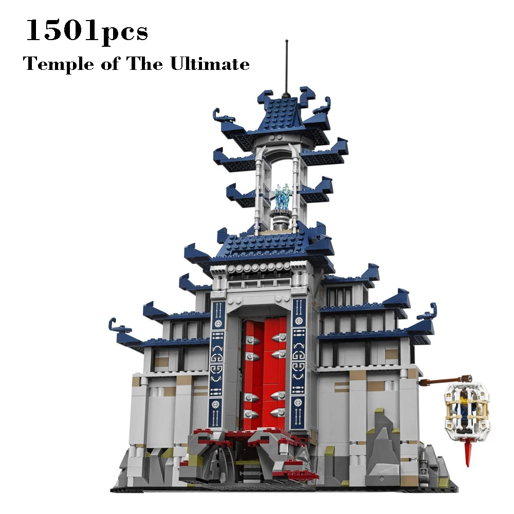 

2017 new Ninjagoinglys Movie Series Temple of The Ultimate Set with figure weapons building block brick toys for children gifts