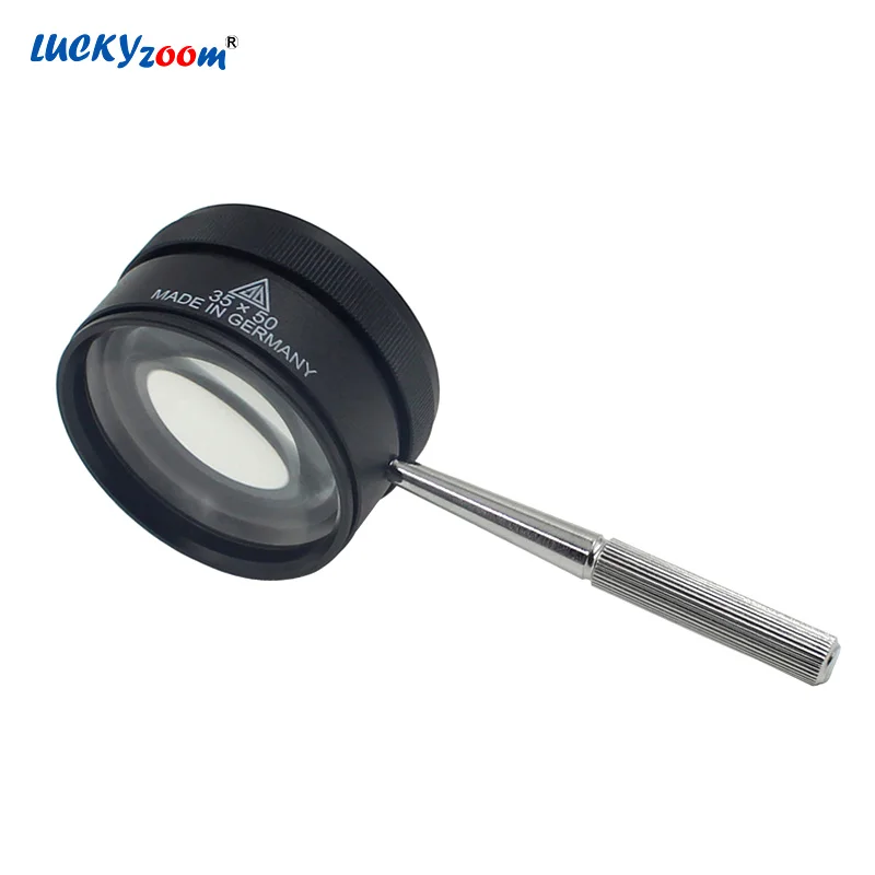 LUCKY ZOOM Handheld Magnifier Magnifying Glasses 35X 35*50 Jewelry