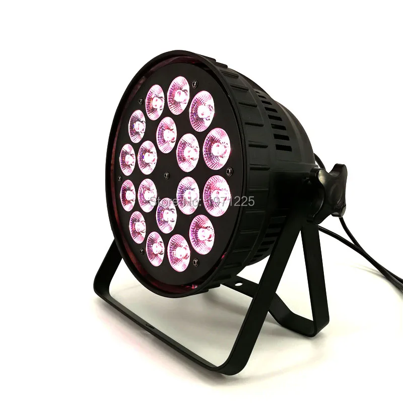 (2 шт.) LED PAR 18x15 Вт RGBWA 5in1 для партии KTV Disco день рождения с DMX512, автоматического запуска, звук действие, мерцающий, master/slave