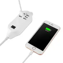 Del USA Plug 6 USB Port Multi-function Wall Charger Station Power Adapter for iPhone for Samsung SZ1230