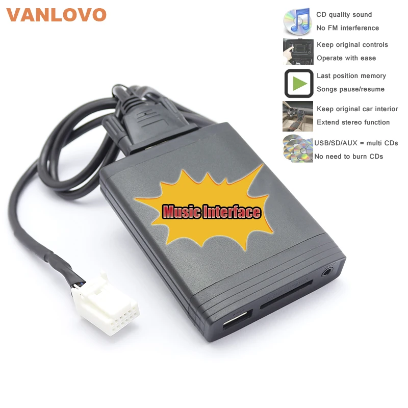 font b Music b font Interface Aux in SD USB MP3 Interface Adapter for SCION