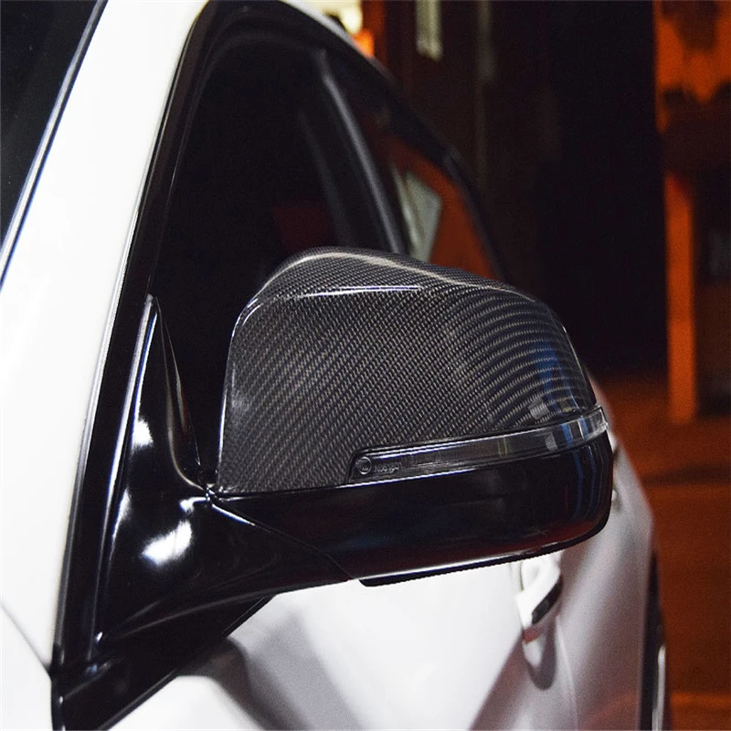 

Carbon Fiber Rear View Cover Replacement for BMW 5 Series F10 2014-2017 OLOTDI Car Styling