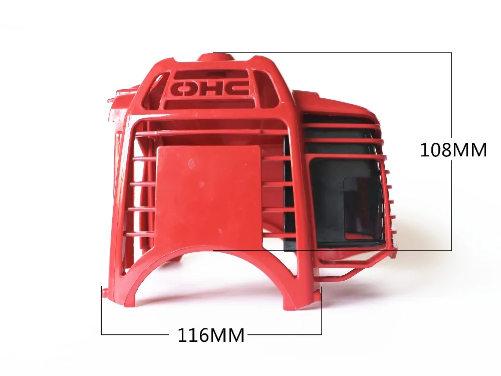 Пластик цилиндров двигателя КОЖУХ КРЫШКА Часть пригодный для HONDA GX25 GX25N GX25NT GX 25 двигателя молокосос Snipper триммер