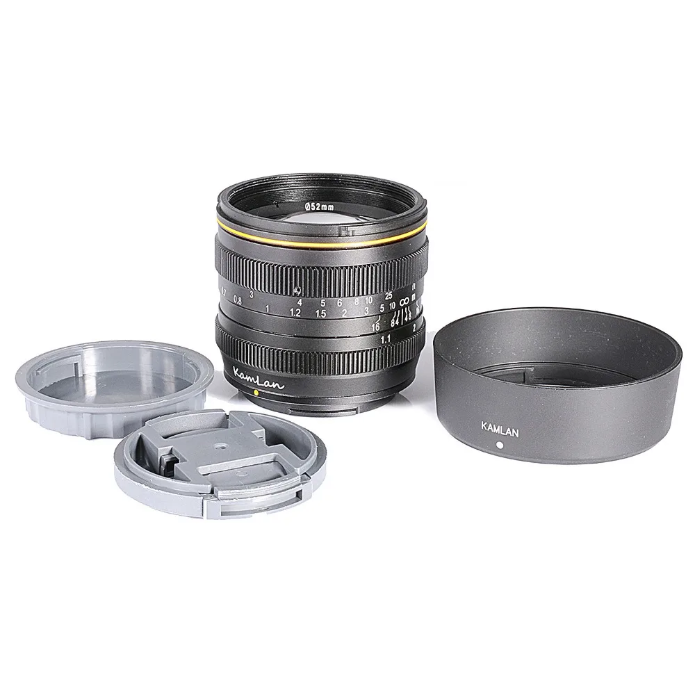 US $147.90 New Style Kamlan50mm F11 APSC Super Large Aperture Manual Focus Lens For Fujifilm FX Free Shipping