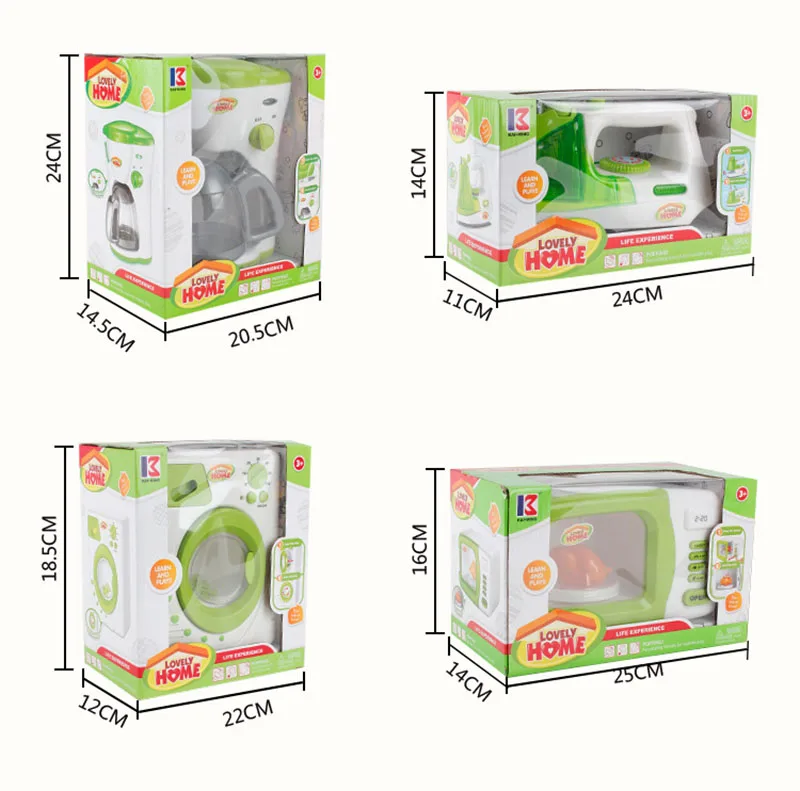 Моделирование небольших приборов Многофункциональный пылесос кофе хлебная машина детская имитация игрушки для детских подарков