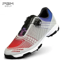 PGM летняя обувь для гольфа мужская обувь с пряжкой с двойной лакированной обувью кроссовки для гольфа Нескользящая спортивная обувь