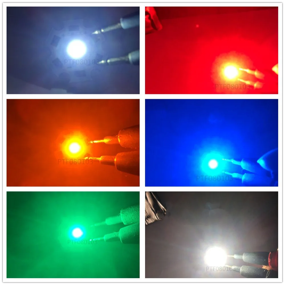 5 шт. мощный светодиодный диодный чип 3 Вт 3535 SMD излучатель света холодный белый
