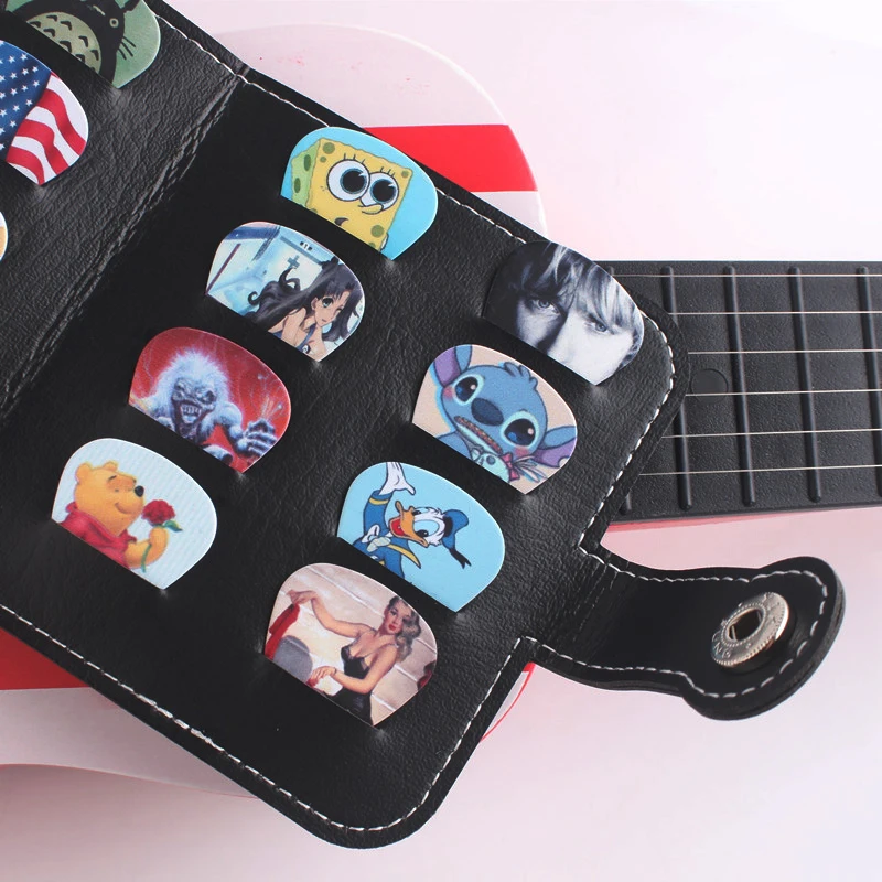 16 шт. набор аксессуаров для бас гитары|guitar part|guitar pickswholesale guitar picks |