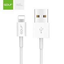 GOLF 1 м Быстрая зарядка USB кабель синхронизации данных для iPhone 6 6S 7 8 Plus X XS MAX XR 5 5S 5C SE оригинальные кабели для зарядного устройства USB