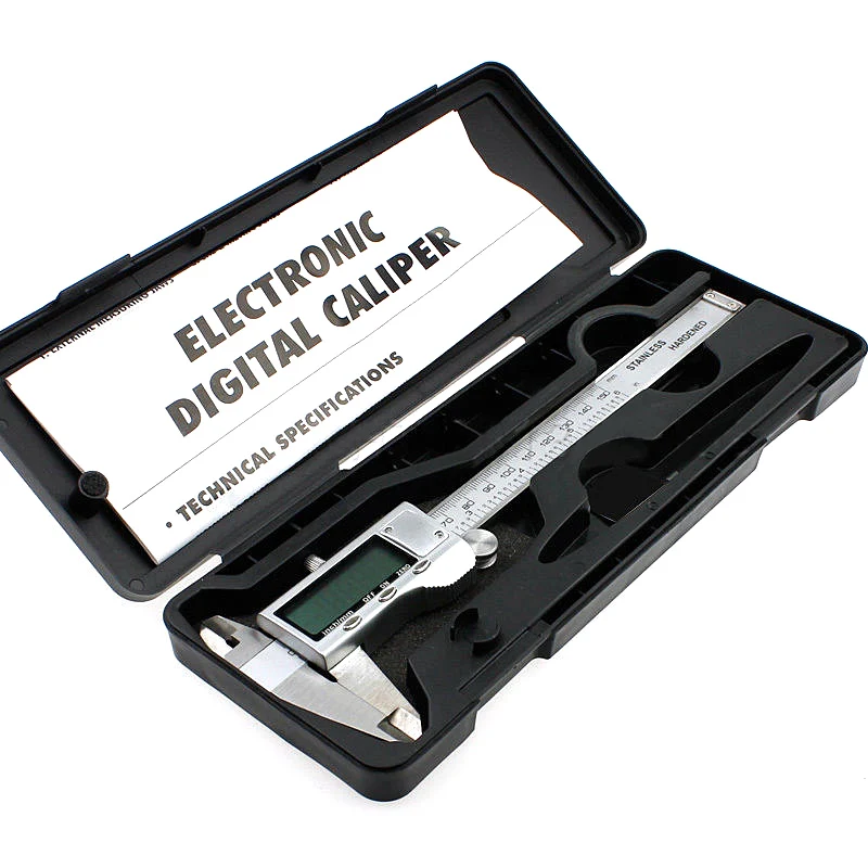 1 PC 150 mm 6 inch hardened Stainless Steel font b Electronic b font Digital Vernier