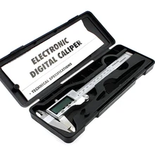 1 PC 150 mm/6-inch hardened Stainless Steel Electronic Digital Vernier Caliper Micrometer With Box
