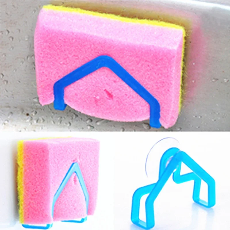 

2Pcs Holder Cup New Kitchen Plastic Home Random Sink Holder Tools Color Decor Useful Suction
