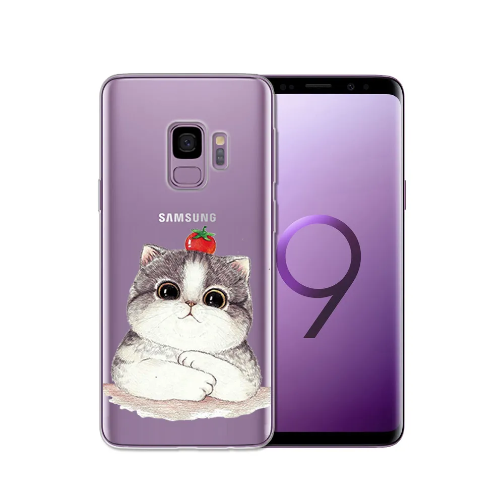 Painting TPU Case for Samsung Galaxy S9 S9 Plus Silicone Phone Cover for Samsung S5 S6 S7 Edge S8 S8 Plus Transparent Fundas Bag (10)