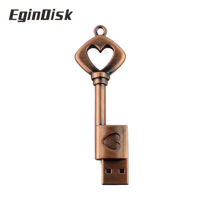 Egindisk USB Flash Drive 8 ГБ 16 32 64 4 подарок флэш накопитель creative usb stick Металлические флешки в