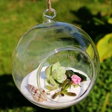8 шт./партия 12 см диаметр Висячие круглые стеклянные воздушные растения террариумы Пузырьковые хрустальные шары цветок Глобус ваза