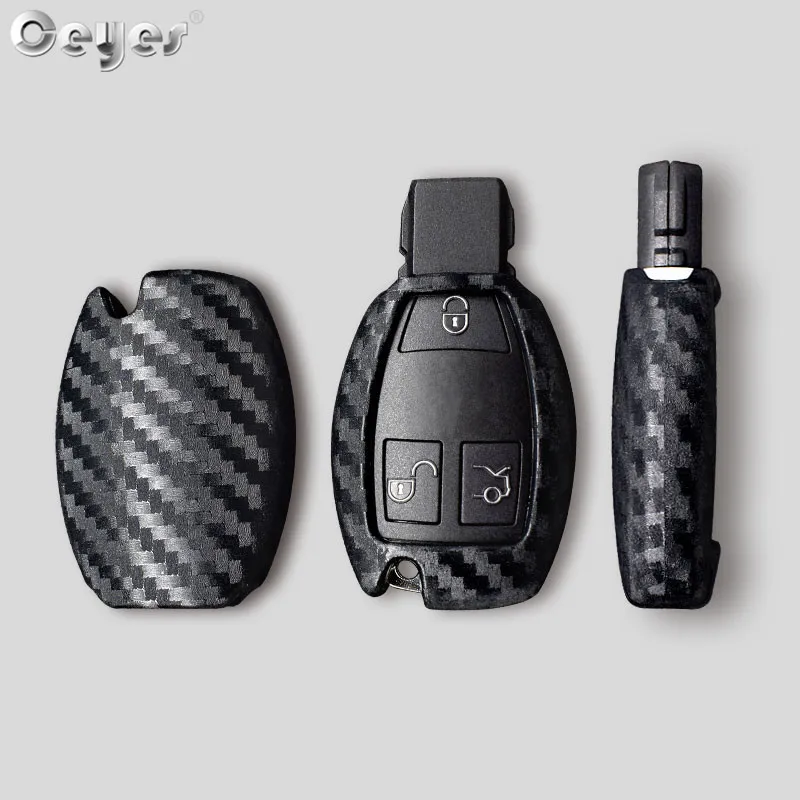Carbon fiber key cover for MERCEDES-BENZ (5)