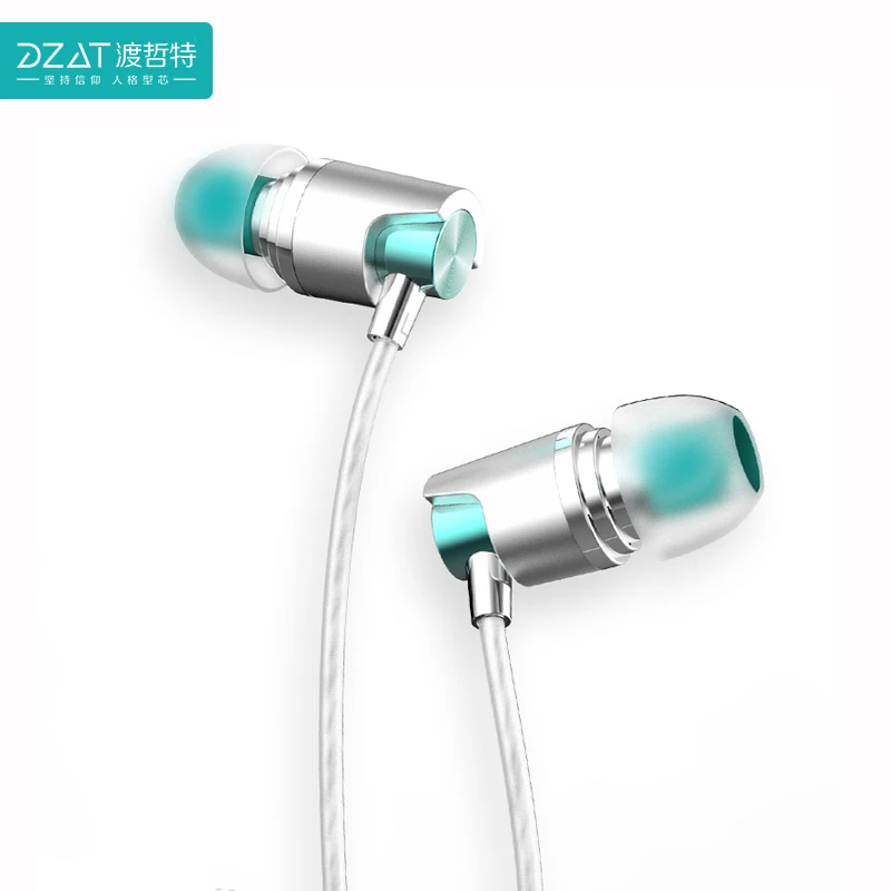 

Original DZAT DR-20 Earphone 3.55 Wired Earphones Metal Earbuds With Microphone DT-20 Auriculares For Samsung iPhone Xiaomi LG