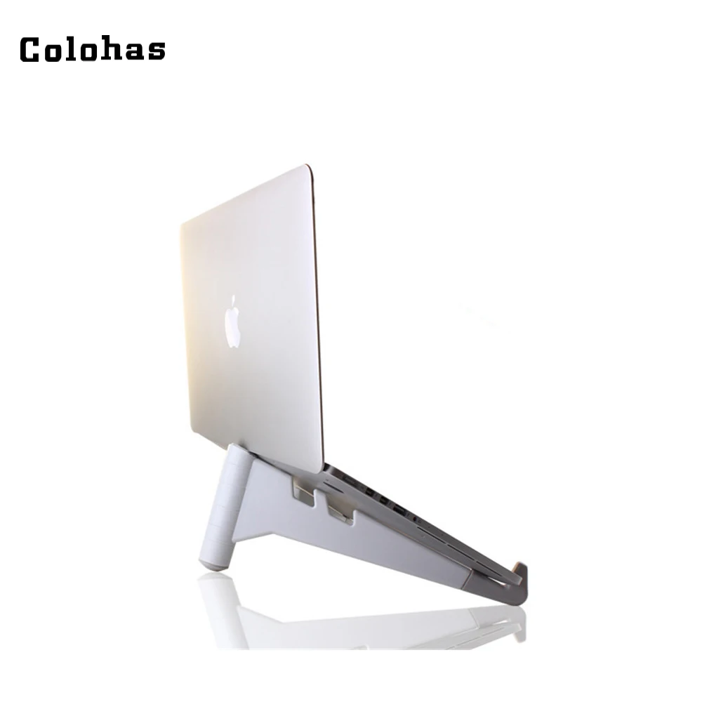 

Portable 10 to 15 inch Notebook Holder Anti Slip Tablet Stand Multifunction Foldable Cooler Bracket for Laptop Pad Phone